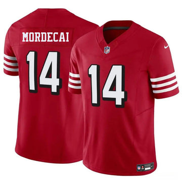 Tanner Mordecai New San Francisco 49ers red FUSE jersey