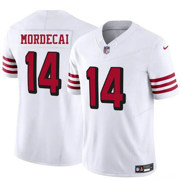 Tanner Mordecai New San Francisco 49ers white FUSE jersey