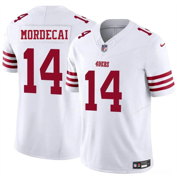 Tanner Mordecai San Francisco 49ers white FUSE jersey