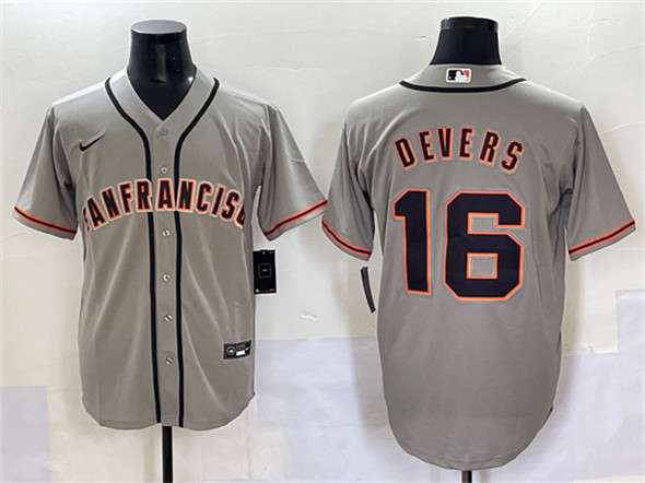 Rafael Devers San Francisco Giants gray jersey