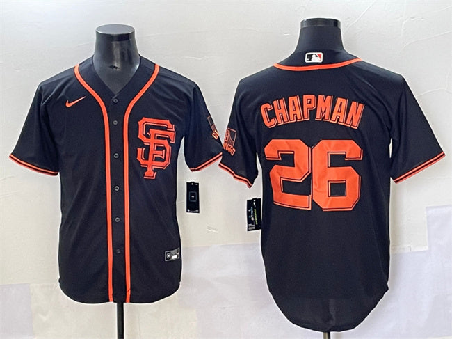 Matt Chapman San Francisco Giants black jersey