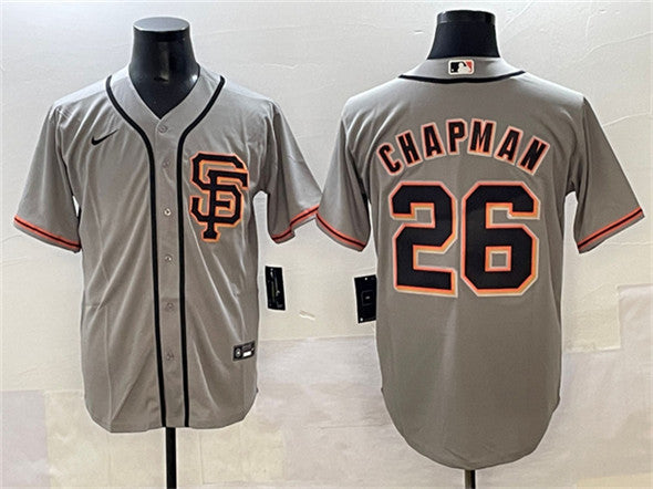 Matt Chapman San Francisco Giants gray jersey