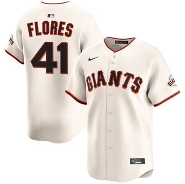 Wilmer Flores San Francisco Giants cream Home jersey