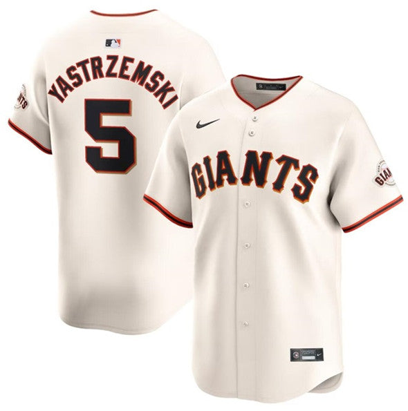 Mike Yastrzemski San Francisco Giants cream jersey