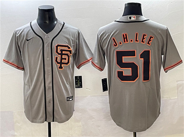 Jung Hoo Lee San Francisco Giants gray jersey