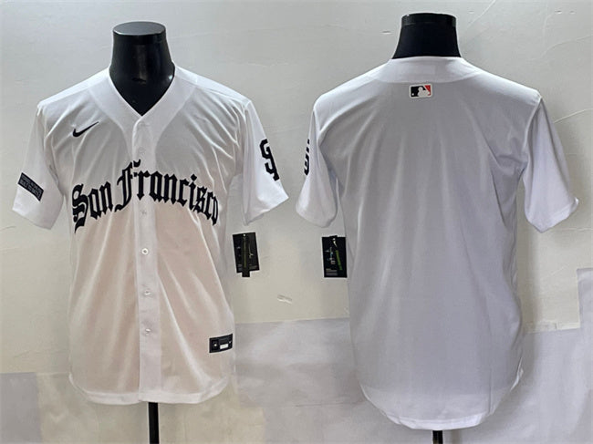 Custom San Francisco Giants white jersey