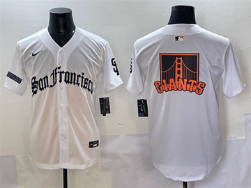 Team Big Logo San Francisco Giants white jersey