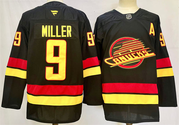 J.T. Miller Vancouver Canucks black Alternate jersey