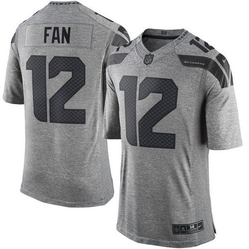 Fan Seattle Seahawks gray jersey