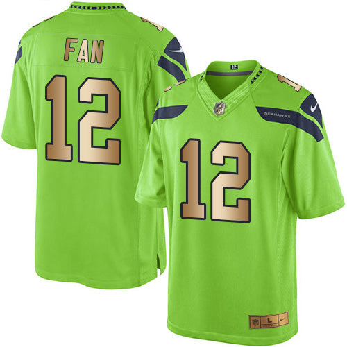 Fan Seattle Seahawks green jersey