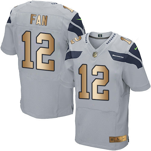Fan Seattle Seahawks grey Elite jersey