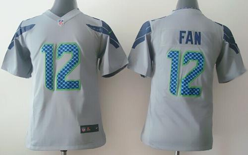 Fan Seattle Seahawks grey Elite jersey