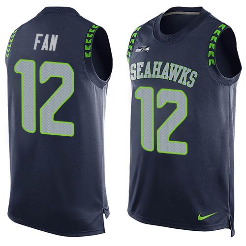Fan Seattle Seahawks blue jersey