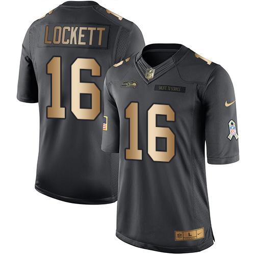 Tyler Lockett Seattle Seahawks black Salute To Service jersey