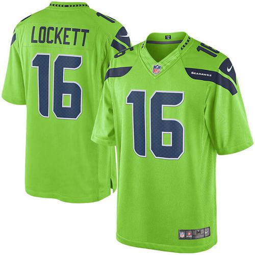 Tyler Lockett Seattle Seahawks green jersey