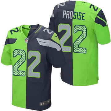 C J Prosise Seattle Seahawks blue-green Elite jersey