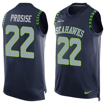 C J Prosise Seattle Seahawks blue jersey