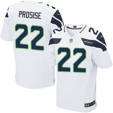 C J Prosise Seattle Seahawks white Elite jersey