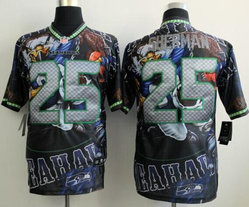 Richard Sherman Team Seattle Seahawks Elite jersey