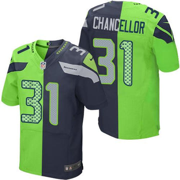 Kam Chancellor Seattle Seahawks blue-green Elite jersey