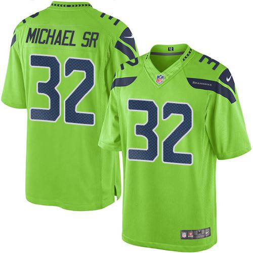 Christine Michael SR Seattle Seahawks green jersey