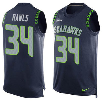 Thomas Rawls Seattle Seahawks blue jersey