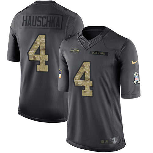 Steven Hauschka Seattle Seahawks black Salute To Service jersey