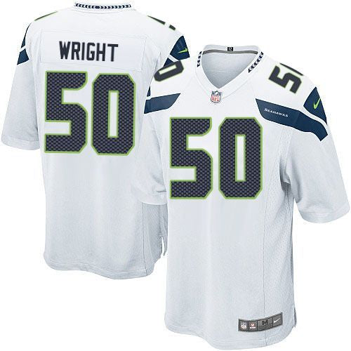 KJ Wright Seattle Seahawks white Elite jersey