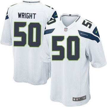 KJ Wright Seattle Seahawks white Elite jersey