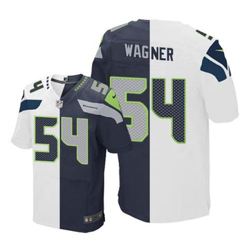 Bobby Wagner White-Steel Seattle Seahawks blue Elite jersey