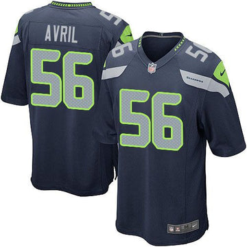Cliff Avril Seattle Seahawks blue Elite jersey