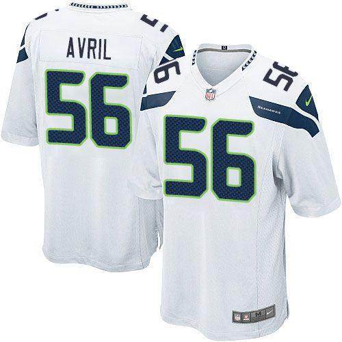 Cliff Avril Seattle Seahawks white Elite jersey