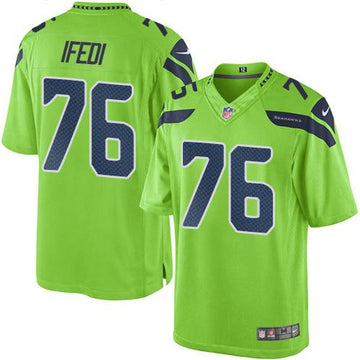 Germain Ifedi Seattle Seahawks green jersey