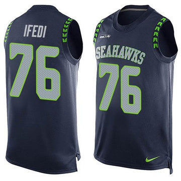 Germain Ifedi Seattle Seahawks blue jersey
