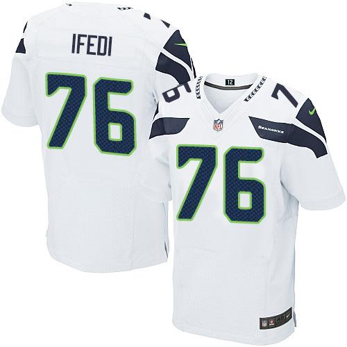 Germain Ifedi Seattle Seahawks white Elite jersey