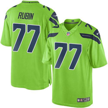 Ahtyba Rubin Seattle Seahawks green jersey