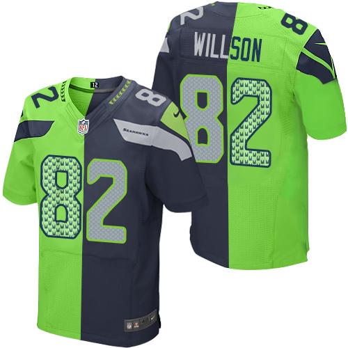 Luke Willson Seattle Seahawks blue-green Elite jersey