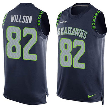 Luke Willson Seattle Seahawks blue jersey