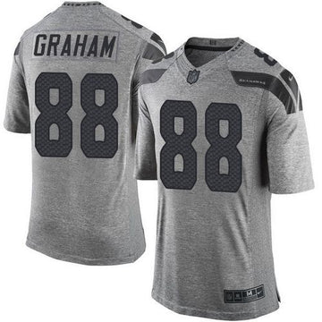 Jimmy Graham Seattle Seahawks gray jersey