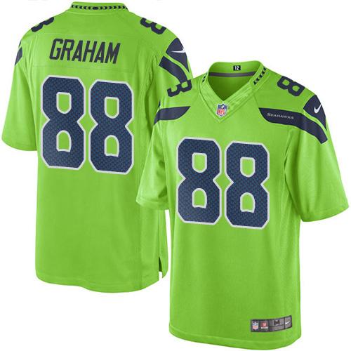 Jimmy Graham Seattle Seahawks green jersey