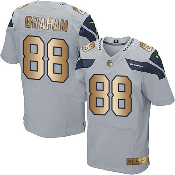 Jimmy Graham Seattle Seahawks grey Elite jersey
