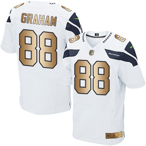 Jimmy Graham Seattle Seahawks white Elite jersey