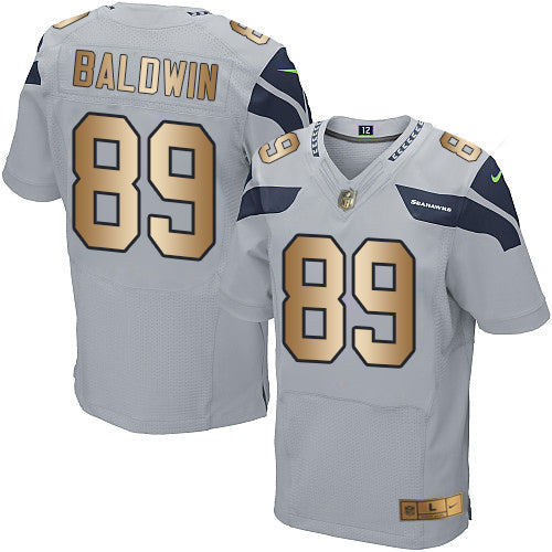 Doug Baldwin Seattle Seahawks grey Elite jersey