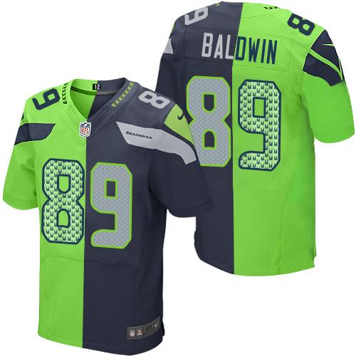Doug Baldwin Seattle Seahawks blue-green Elite jersey