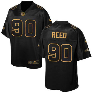 Jarran Reed Seattle Seahawks black Gold Collection jersey