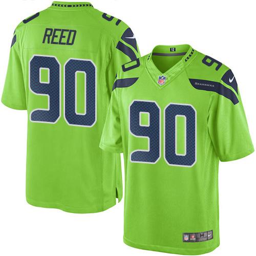 Jarran Reed Seattle Seahawks green jersey