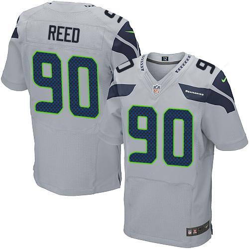Jarran Reed Seattle Seahawks grey Elite jersey