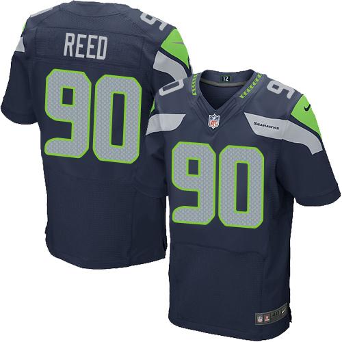Jarran Reed Seattle Seahawks blue Elite jersey