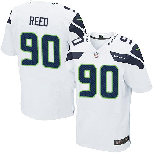 Jarran Reed Seattle Seahawks white Elite jersey