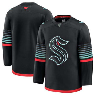 Seattle Kraken black Alternate jersey